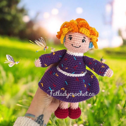 Crochet Pattern for Ms. Frizzle