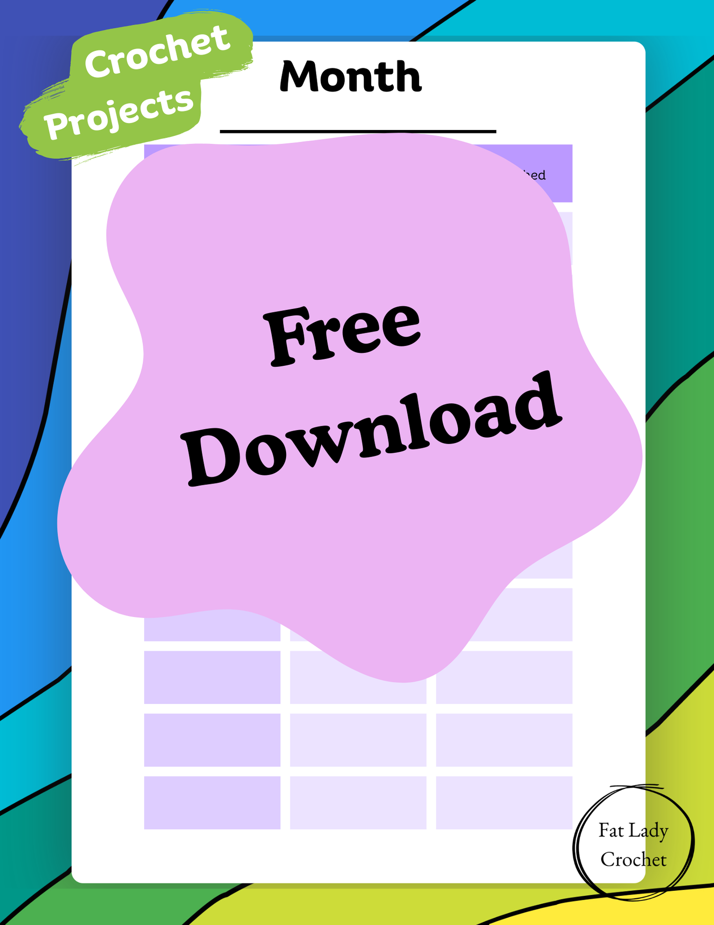 Free Download - Crochet Project Log