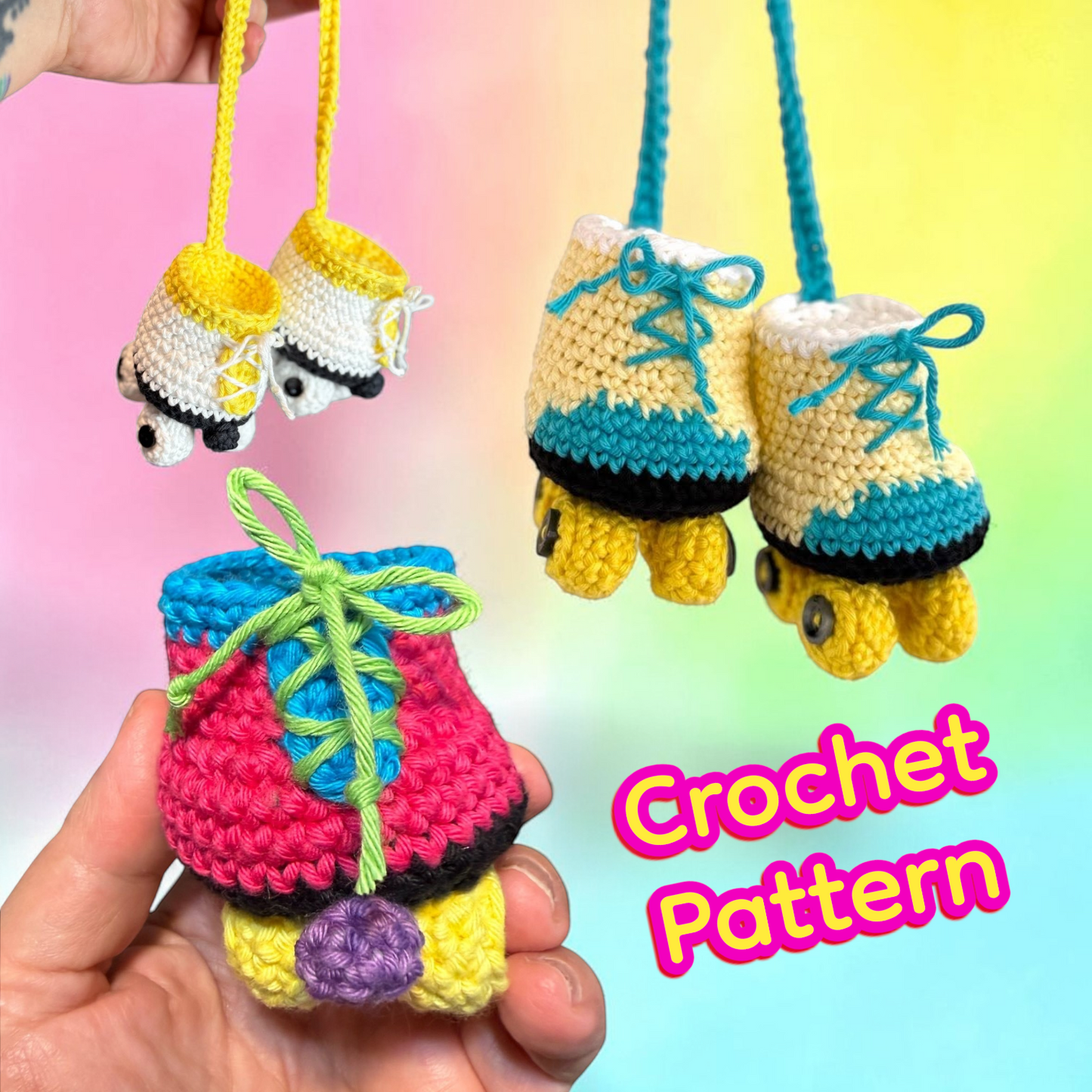 Roller Skates Crochet Pattern