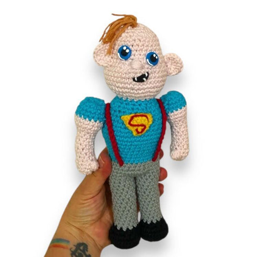 crochet pattern for Sloth or Lars doll with bubble butt