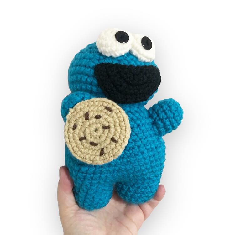 happy cookie monster