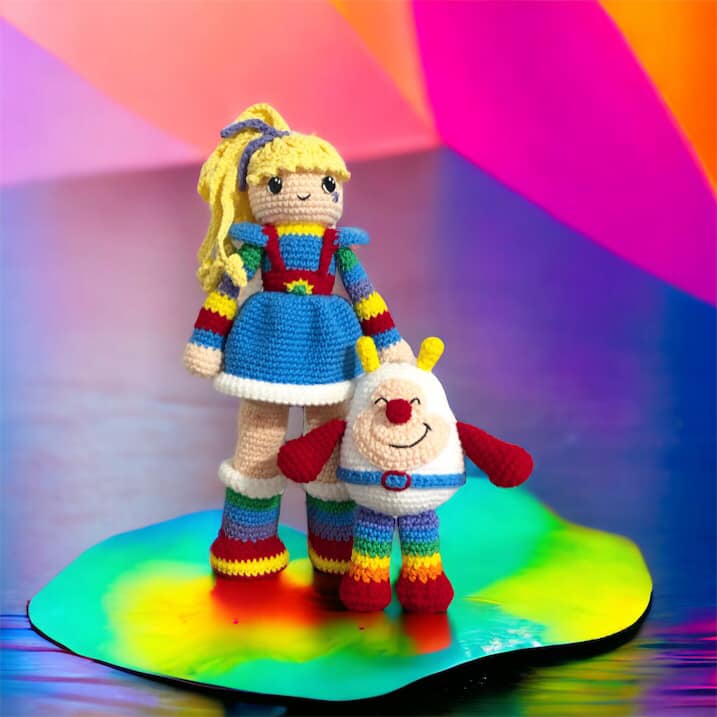 colorful rainbow brite and twink