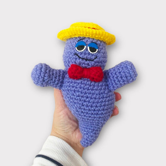 PATTERN: crochet Boo Berry cereal mascot