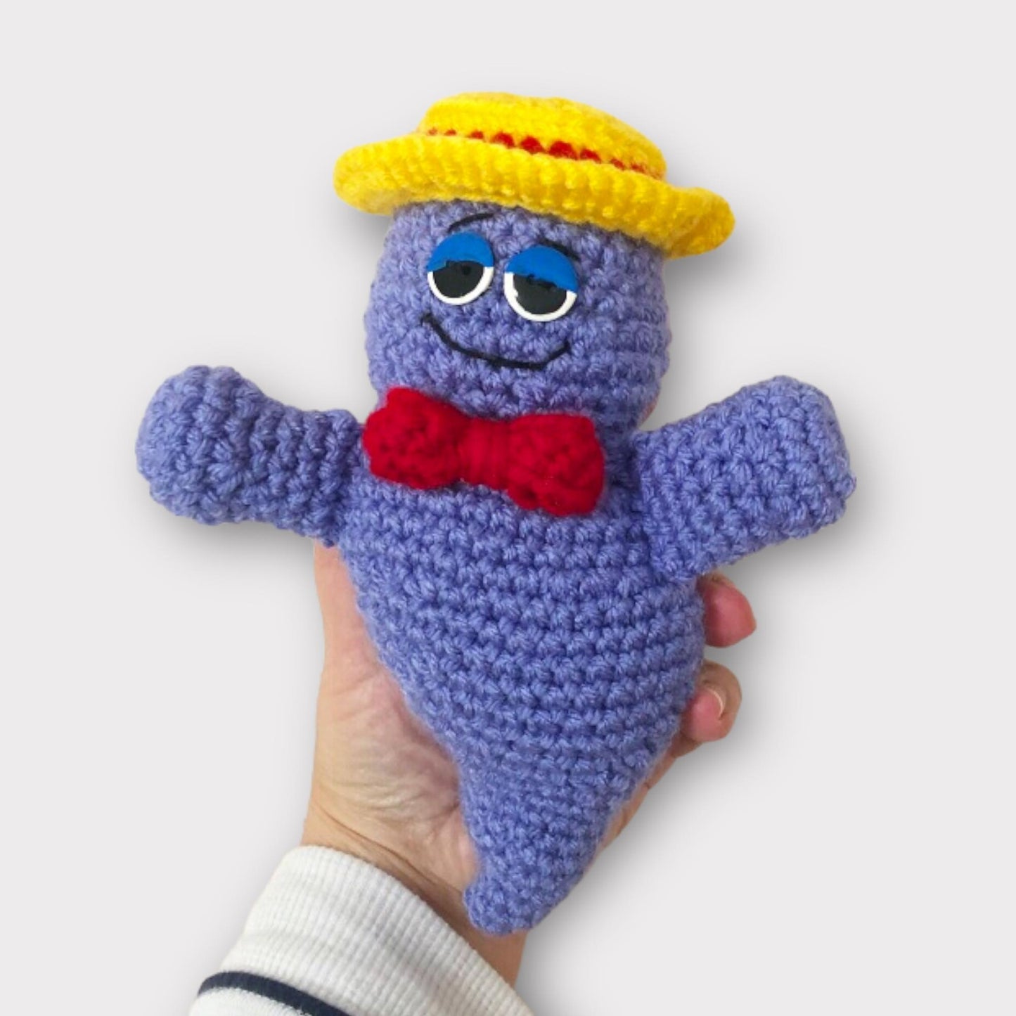 PATTERN: crochet Boo Berry cereal mascot