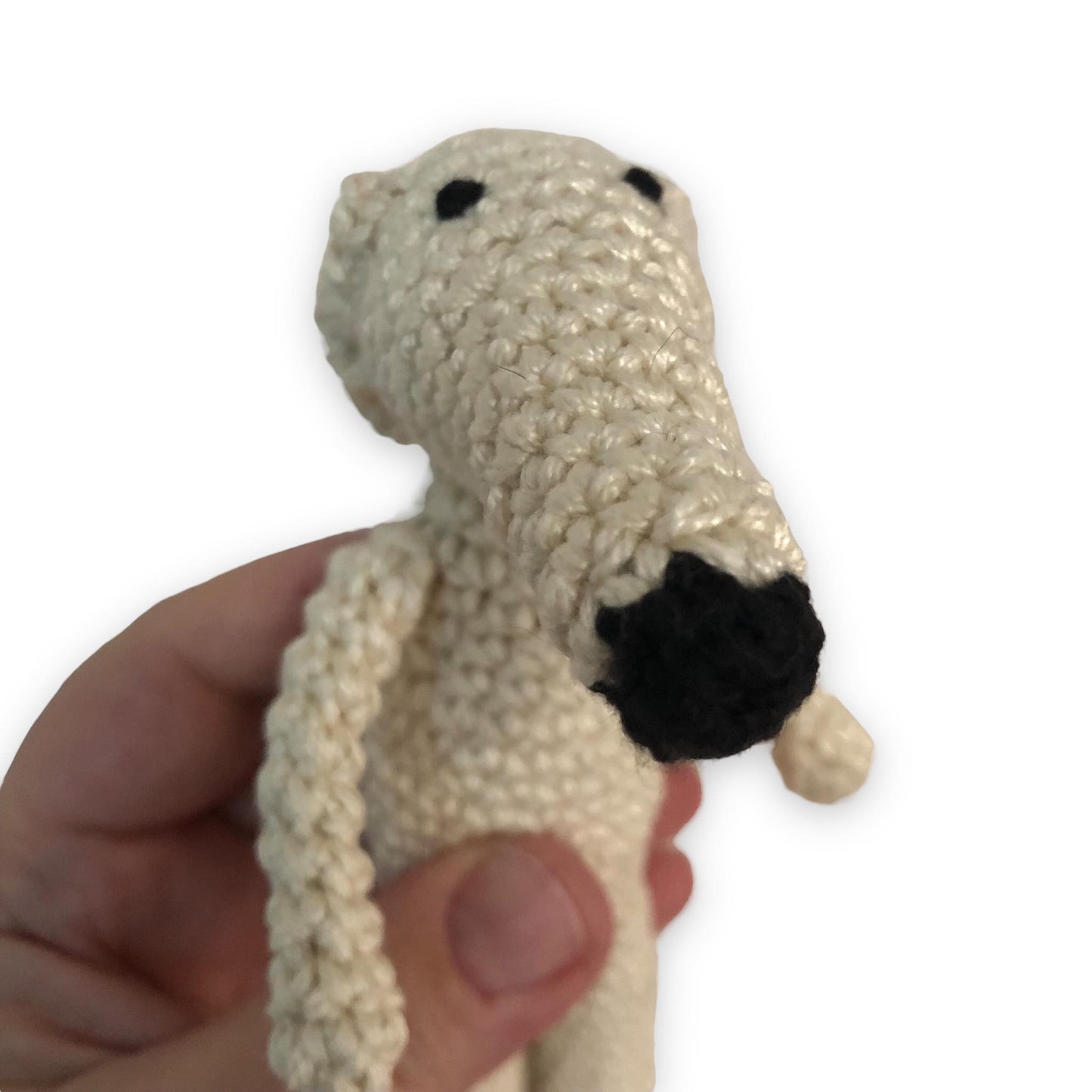 PATTERN: crochet Esper, the long nosed dog