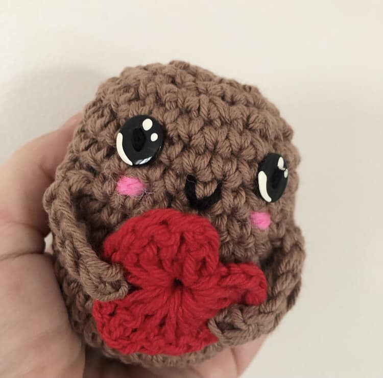 PATTERN: Crochet Emotional Support Potato