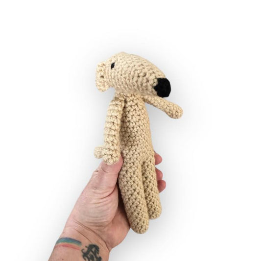PATTERN: crochet Esper, the long nosed dog