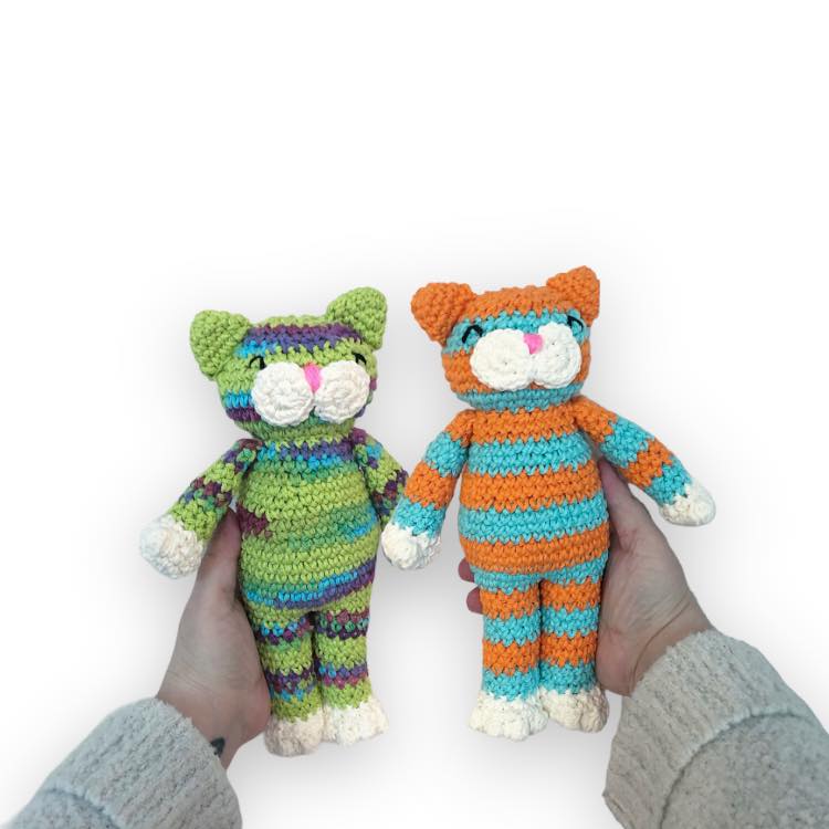 PATTERN: Crochet Stripes the Cat