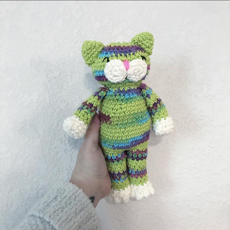 PATTERN: Crochet Stripes the Cat