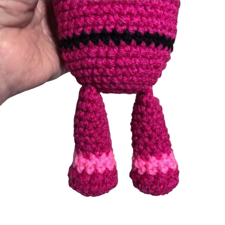 PATTERN: crochet Franken Berry cereal mascot